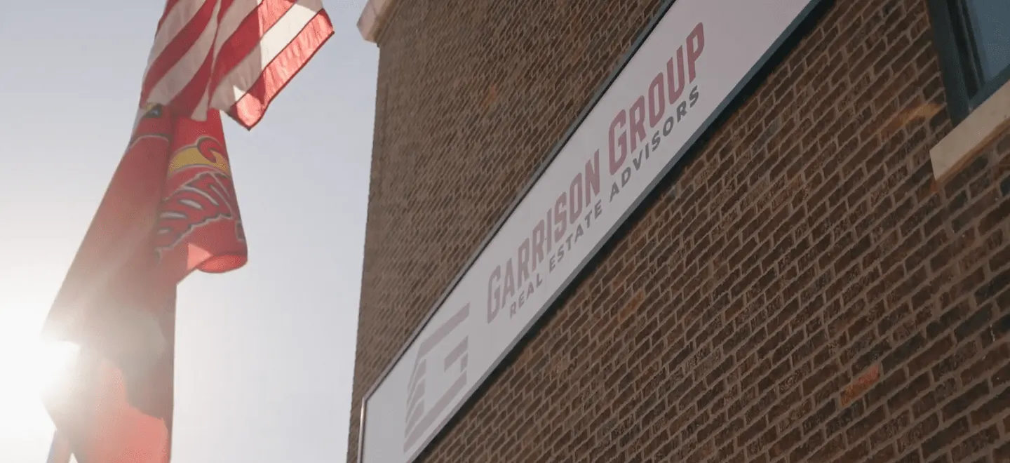 Garrison Group branding on exterior building signage
